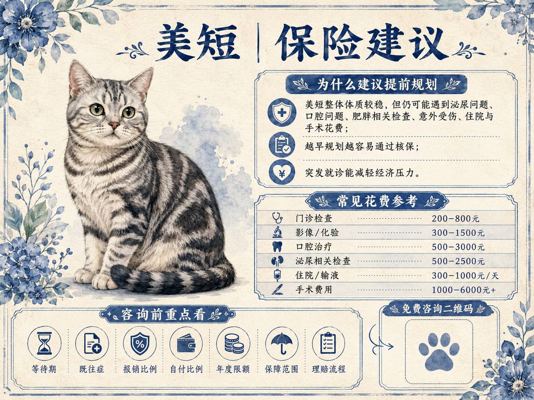 美短猫保障规划图卡