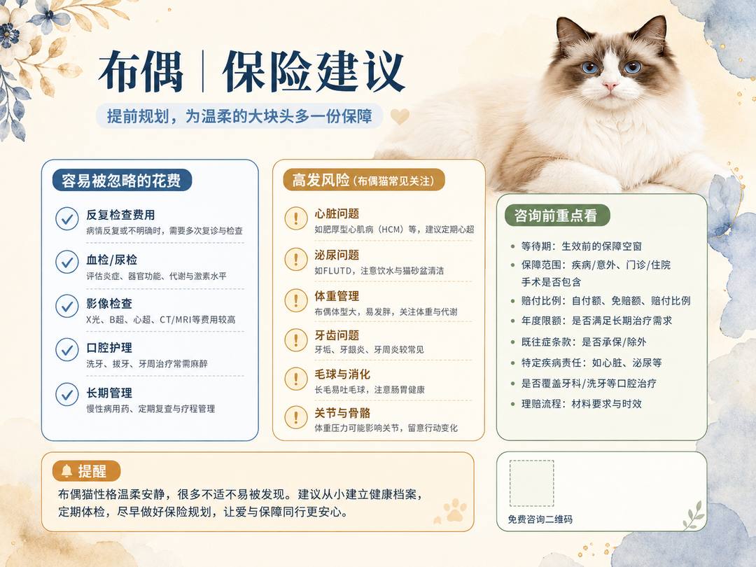 布偶猫保障规划图卡