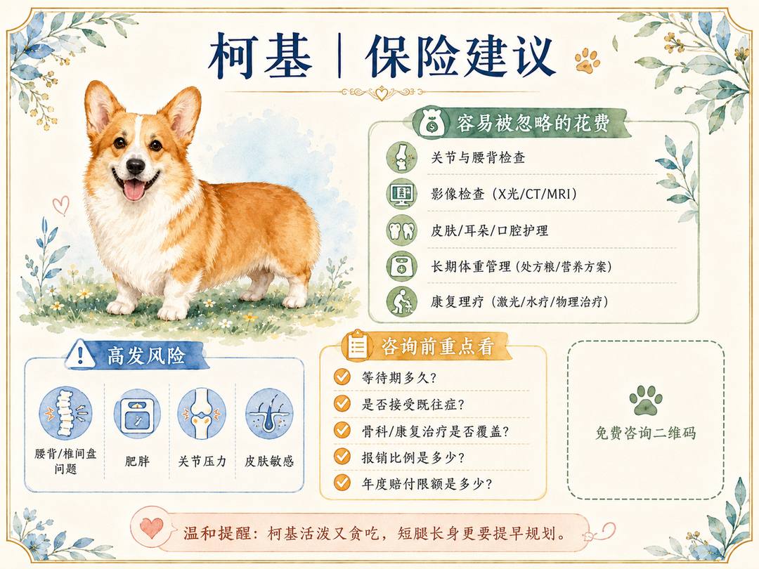 柯基犬保障规划图卡