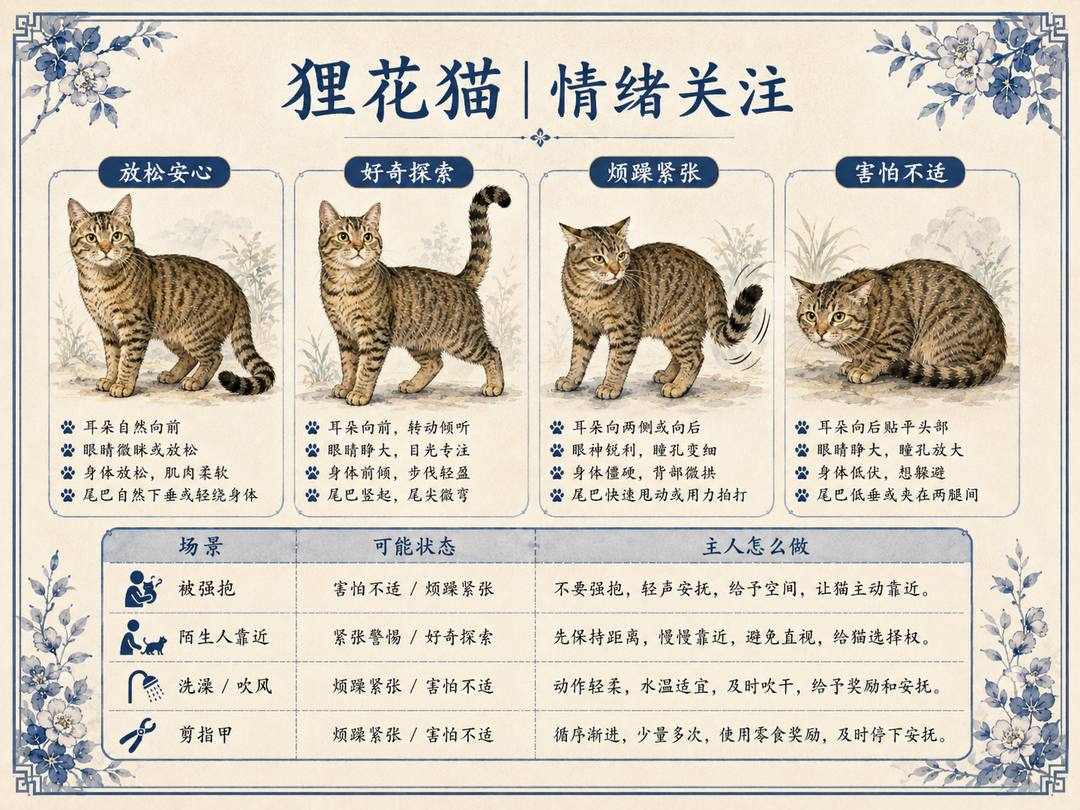 狸花猫情绪关注图卡