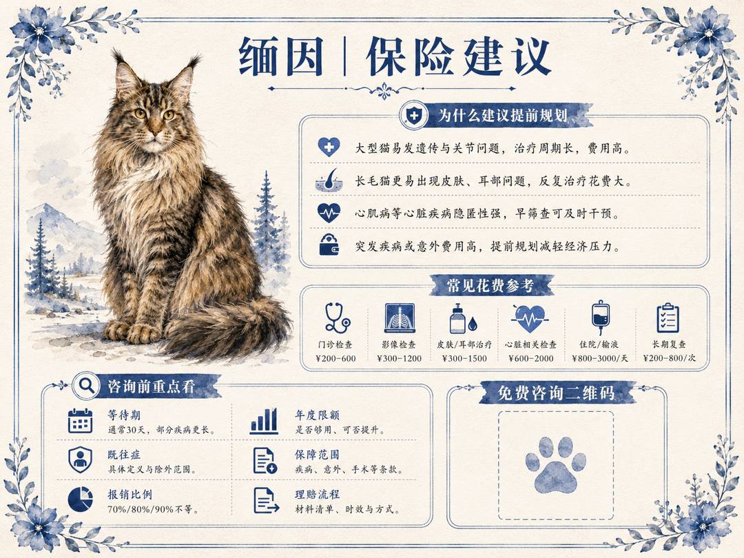 缅因猫保障规划图卡