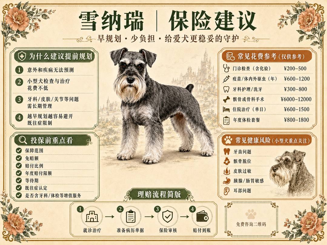 雪纳瑞保障规划图卡