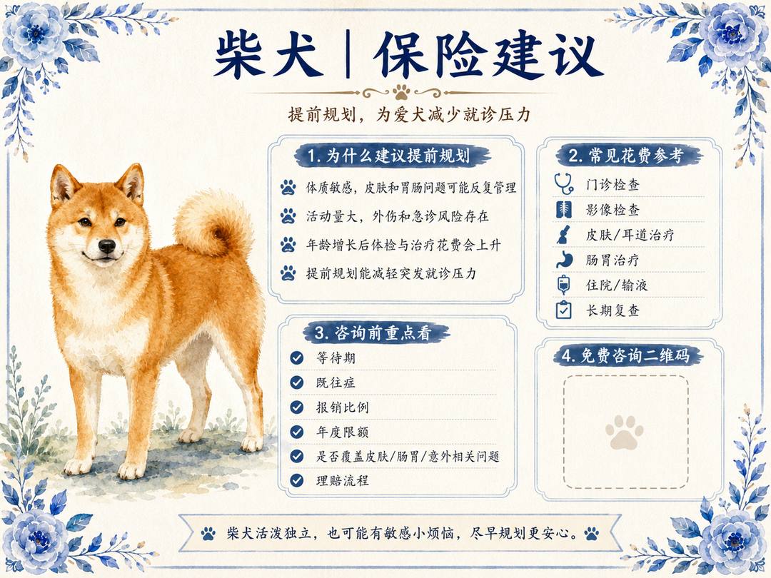 柴犬保障规划图卡
