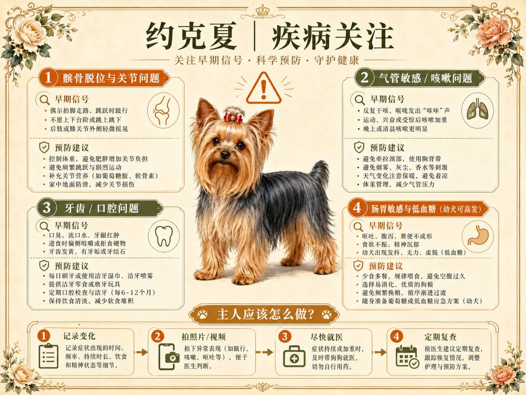 约克夏疾病风险图卡